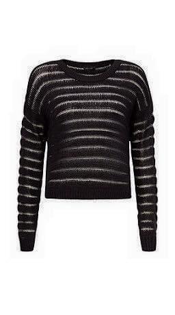 Sheer Stripe Jumper